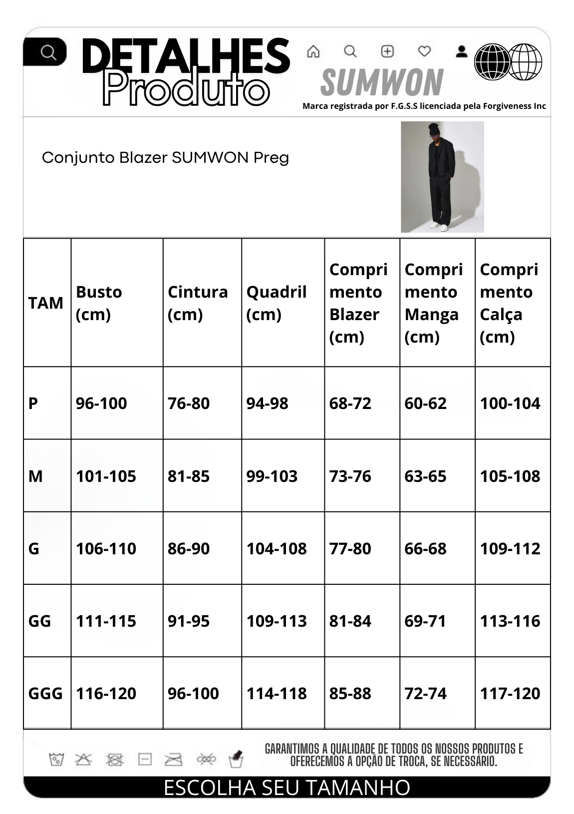 Conjunto Blazer SMWN Preg