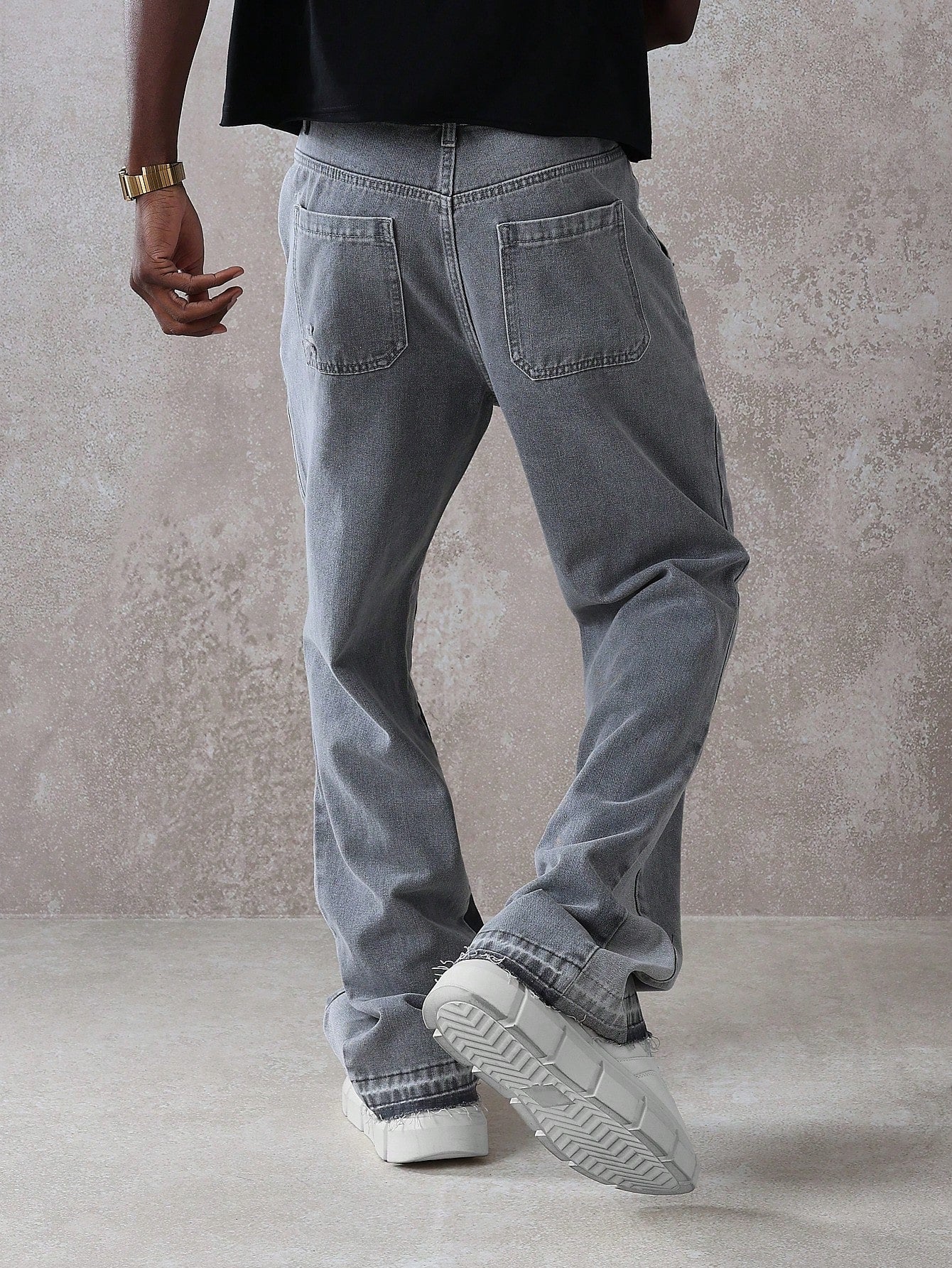 Calça Denim Flare
