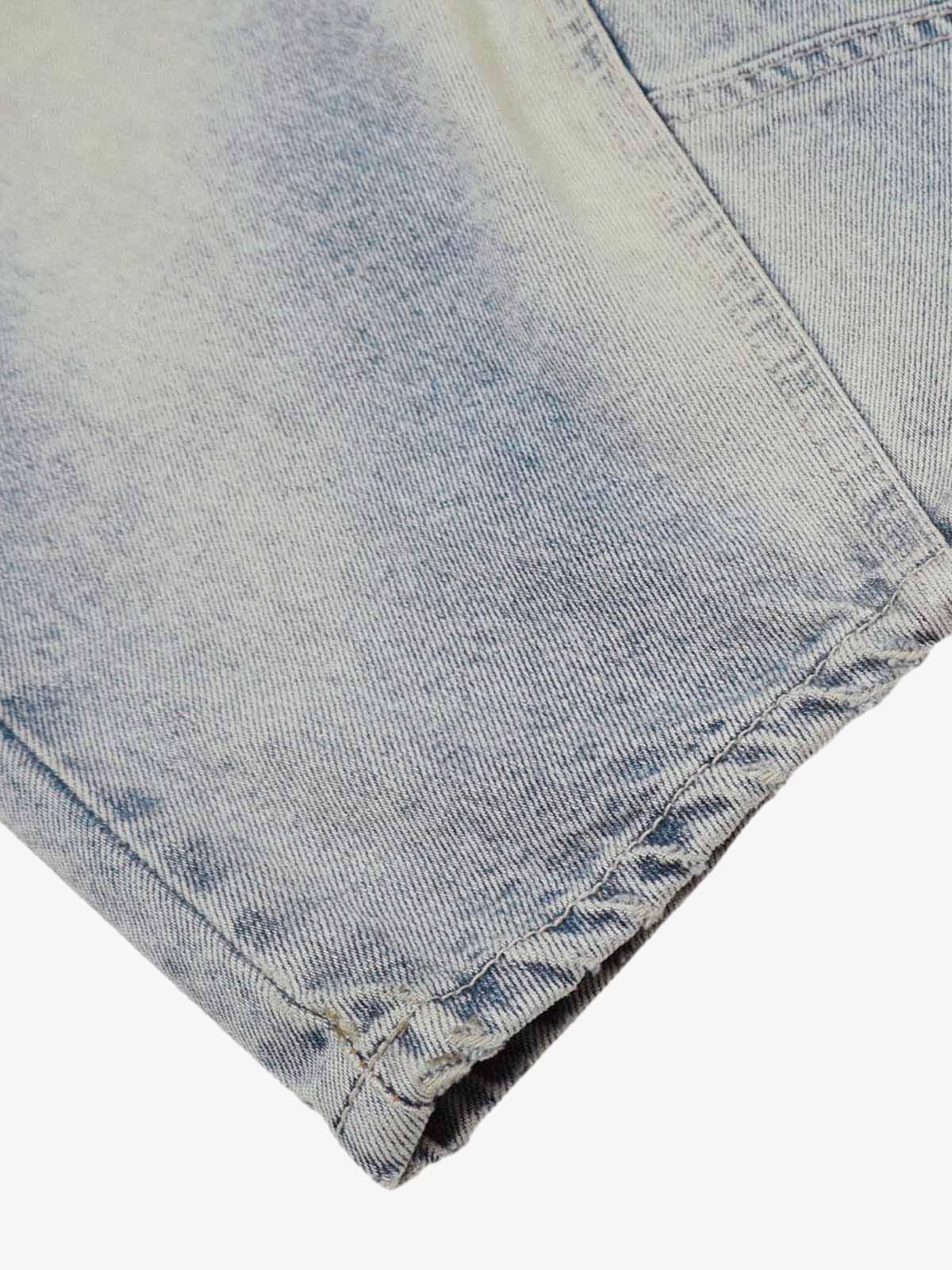 Calça Distressed Baggy Barrel Jeans