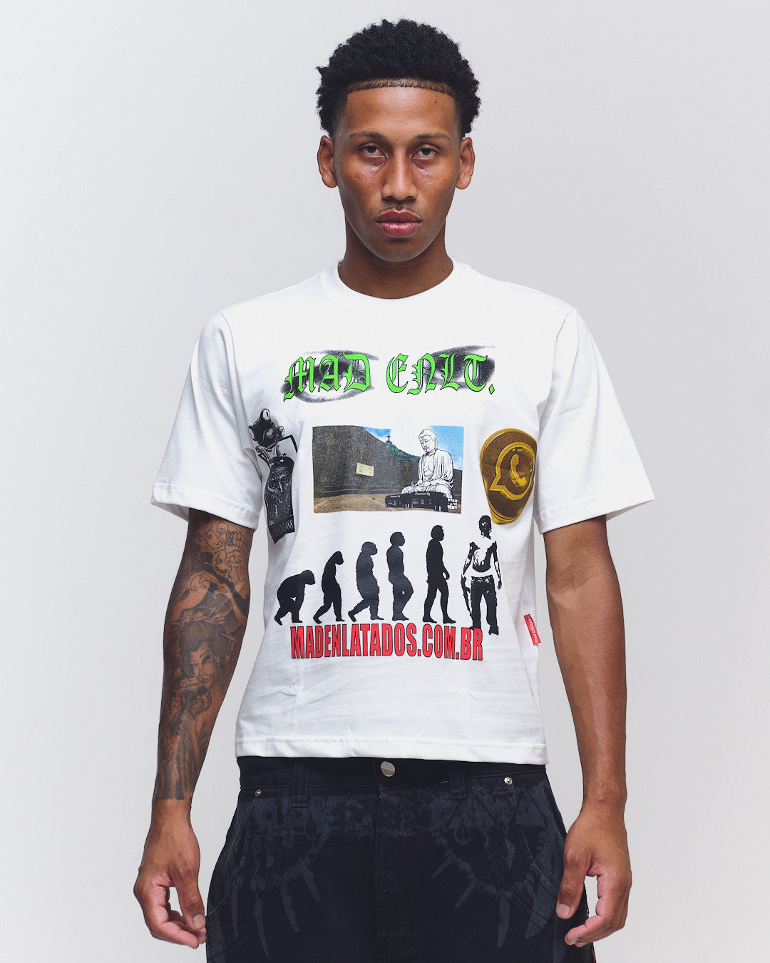 CAMISETA WHATSAPP GOLD OFF WHITE