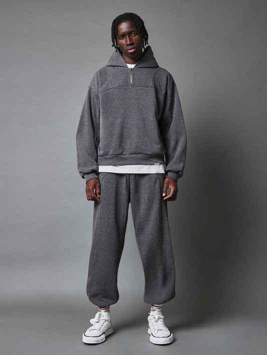 Conjunto SMWN Oversized Zíper Parcial Jogger