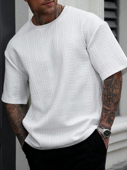 Camiseta OverCool de Manga Curta Casual e Versátil Tribal