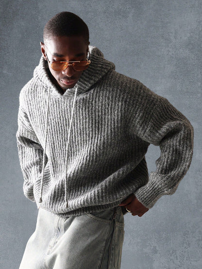 Suéter SMWN Capuz Tricotado Greys