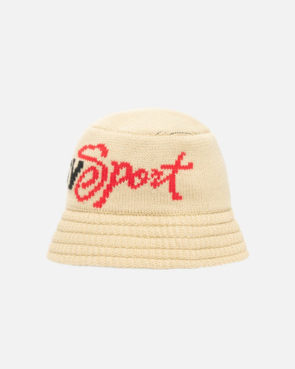 KNIT BUCKET HAT STUSSY SPORT