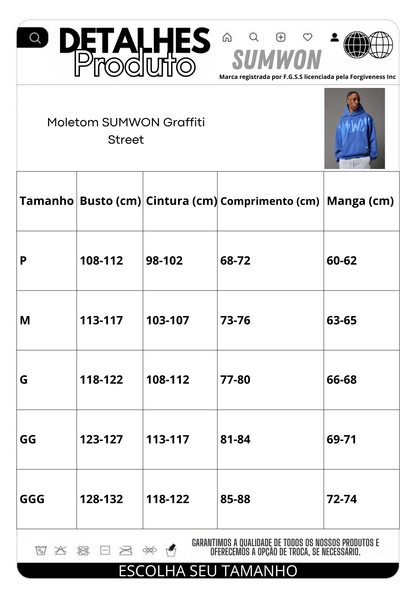 Moletom SMWN Graffiti Street