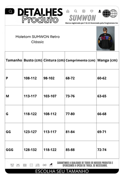Moletom Retro Clássic