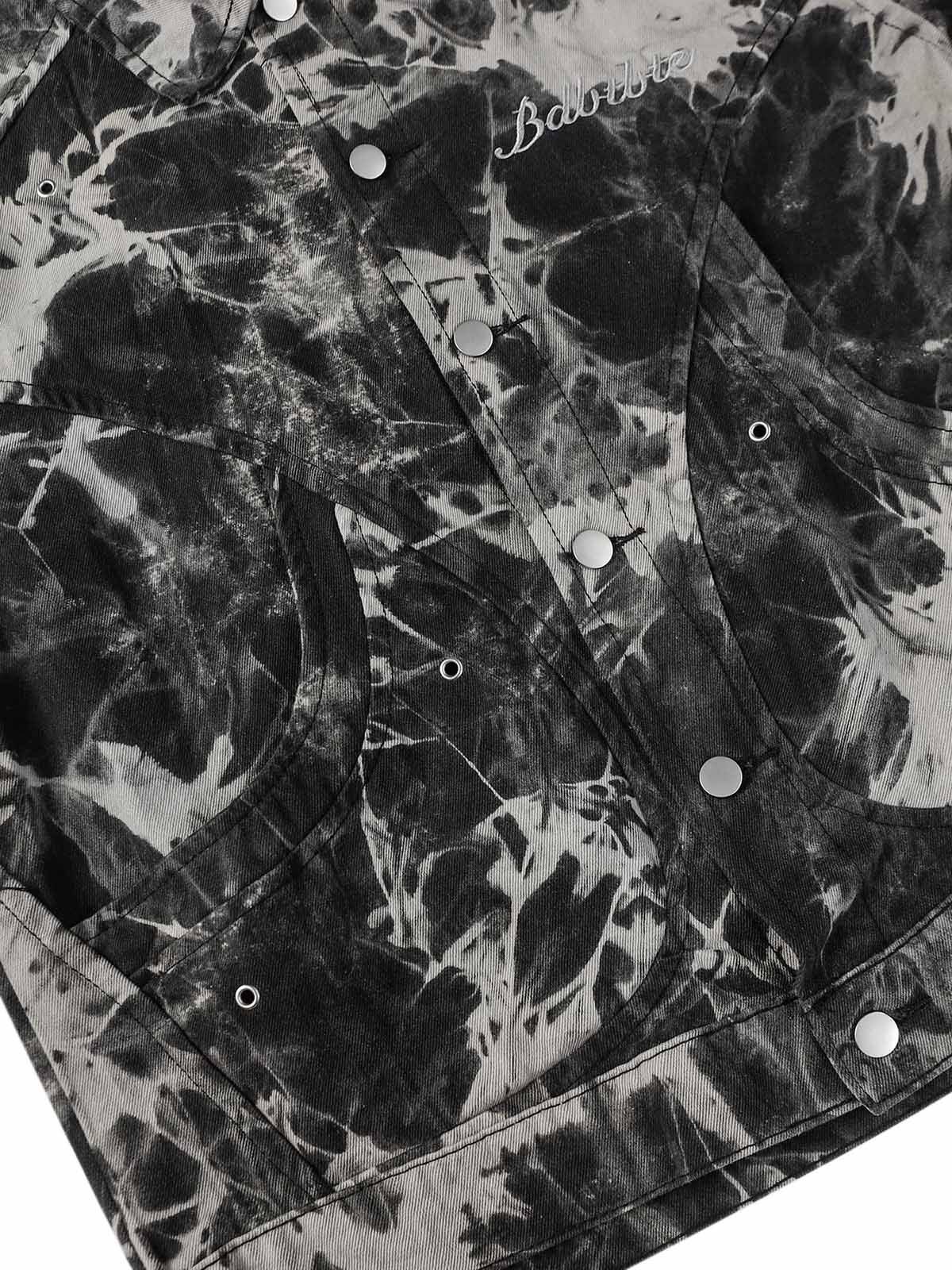 Jaqueta Vintage Letter Embroidered