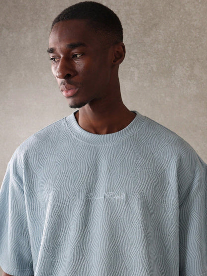 Camiseta Veludo com Textura de Ajuste