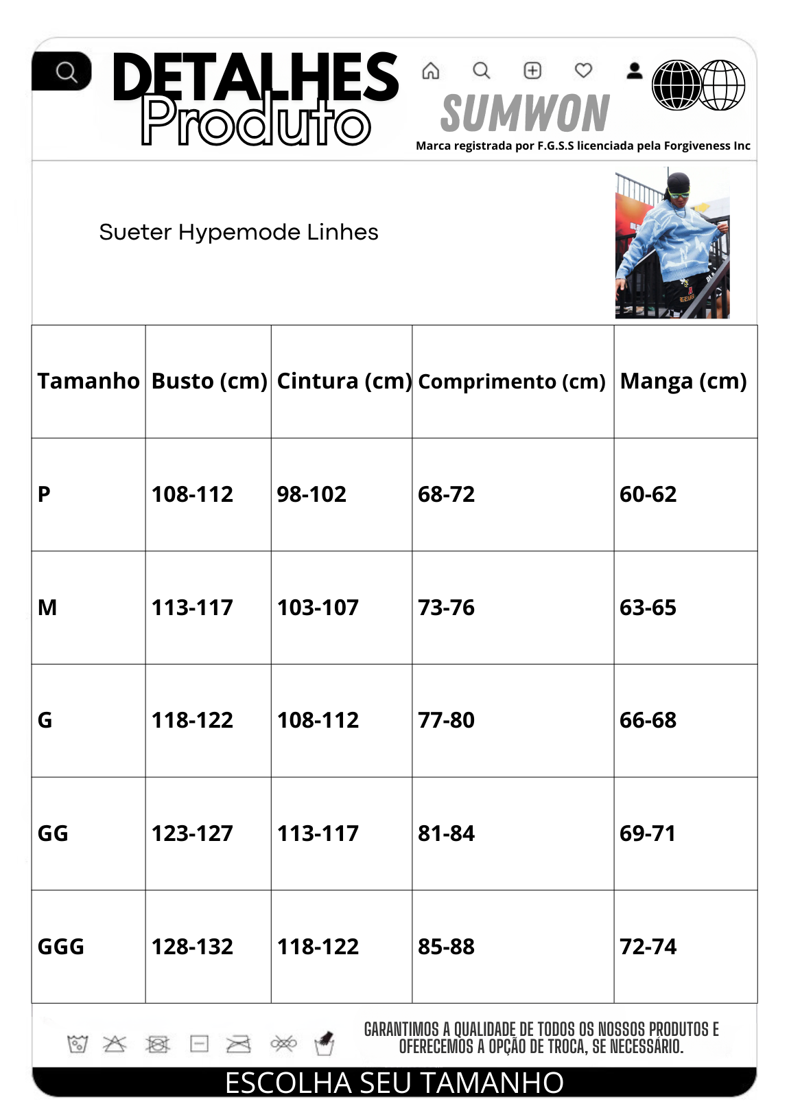 Sueter Hypemode Linhes