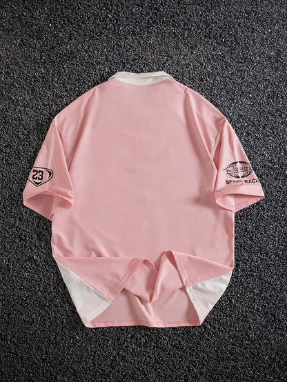 Camisa EMRG Polo Casual de Manga Curta