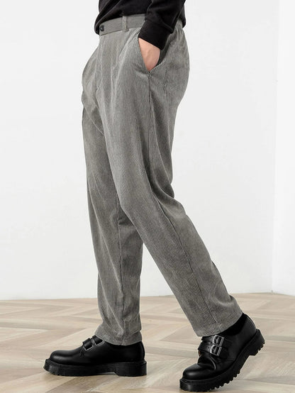 Calça Mode Longa Casual Veludo