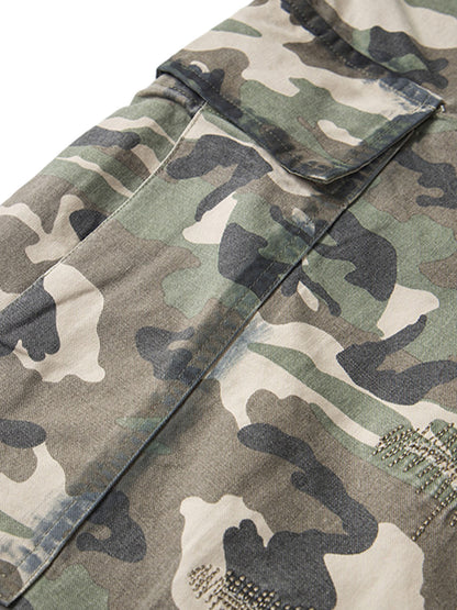 Shorts Camouflage Badge Cargo