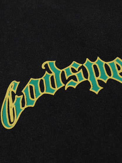 Mask Skull West Coast Hip-Hop Print T-shirt