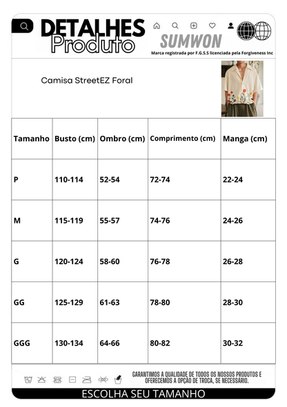 Camisa StreetEZ Foral