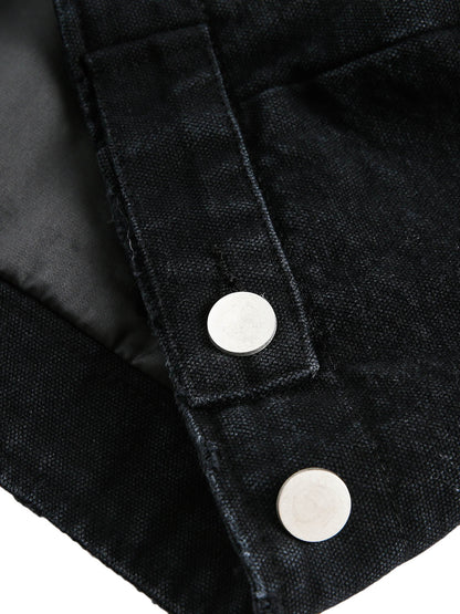Jaqueta Washed Denim