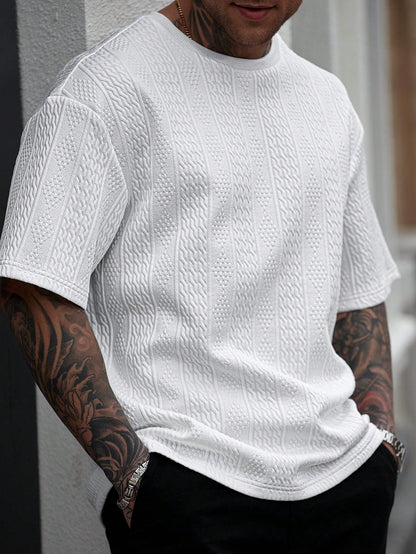 Camiseta OverCool de Manga Curta Casual e Versátil Tribal