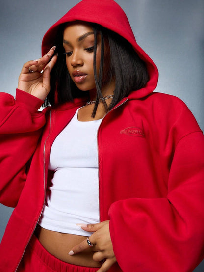 Moletom Oversized Confort Zíper