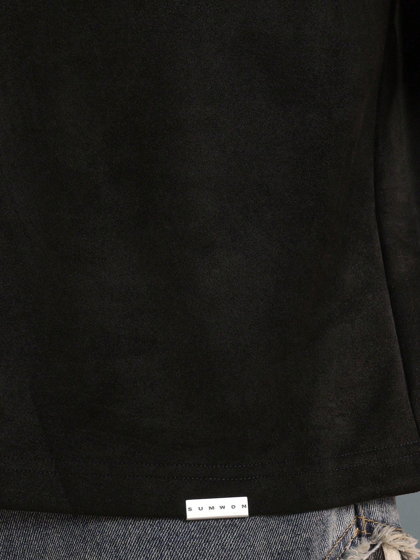 Camiseta Boxy Oversized Veludo