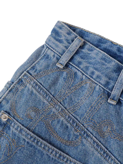 Calça Washed Cleanfit  Barrel Jeans