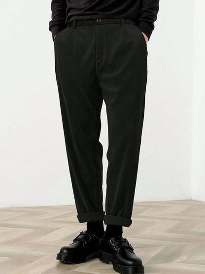 Calça Mode Longa Casual Veludo