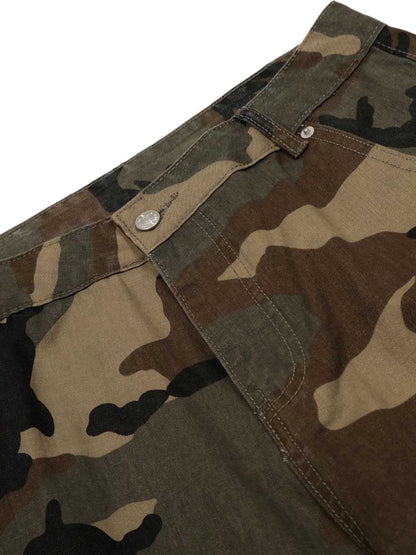 Shorts Camouflage Multi-Pocket Cargo