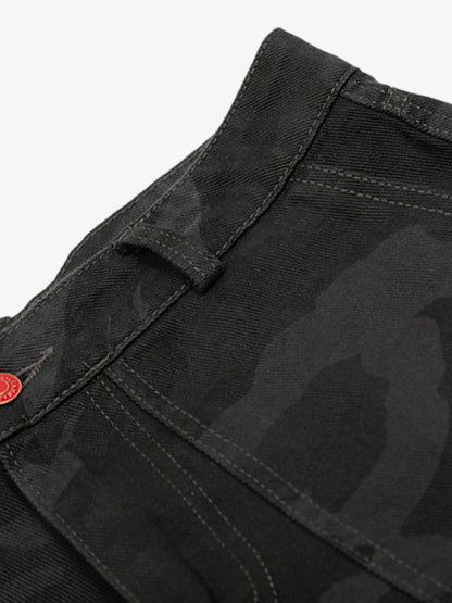 Shorts Vintage Camouflage Denim Bl00ds