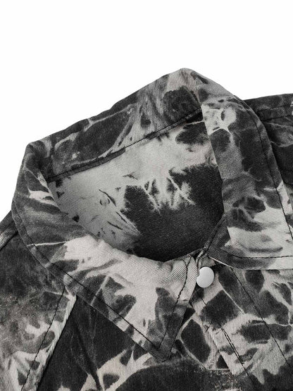 Jaqueta Vintage Letter Embroidered