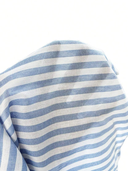 Camisa Joysei Social de Manga Longa Listrada