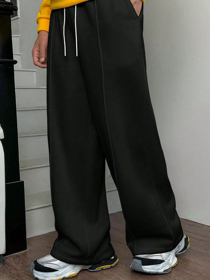 Calça Vintage Oversized Malha Estilo Y2K