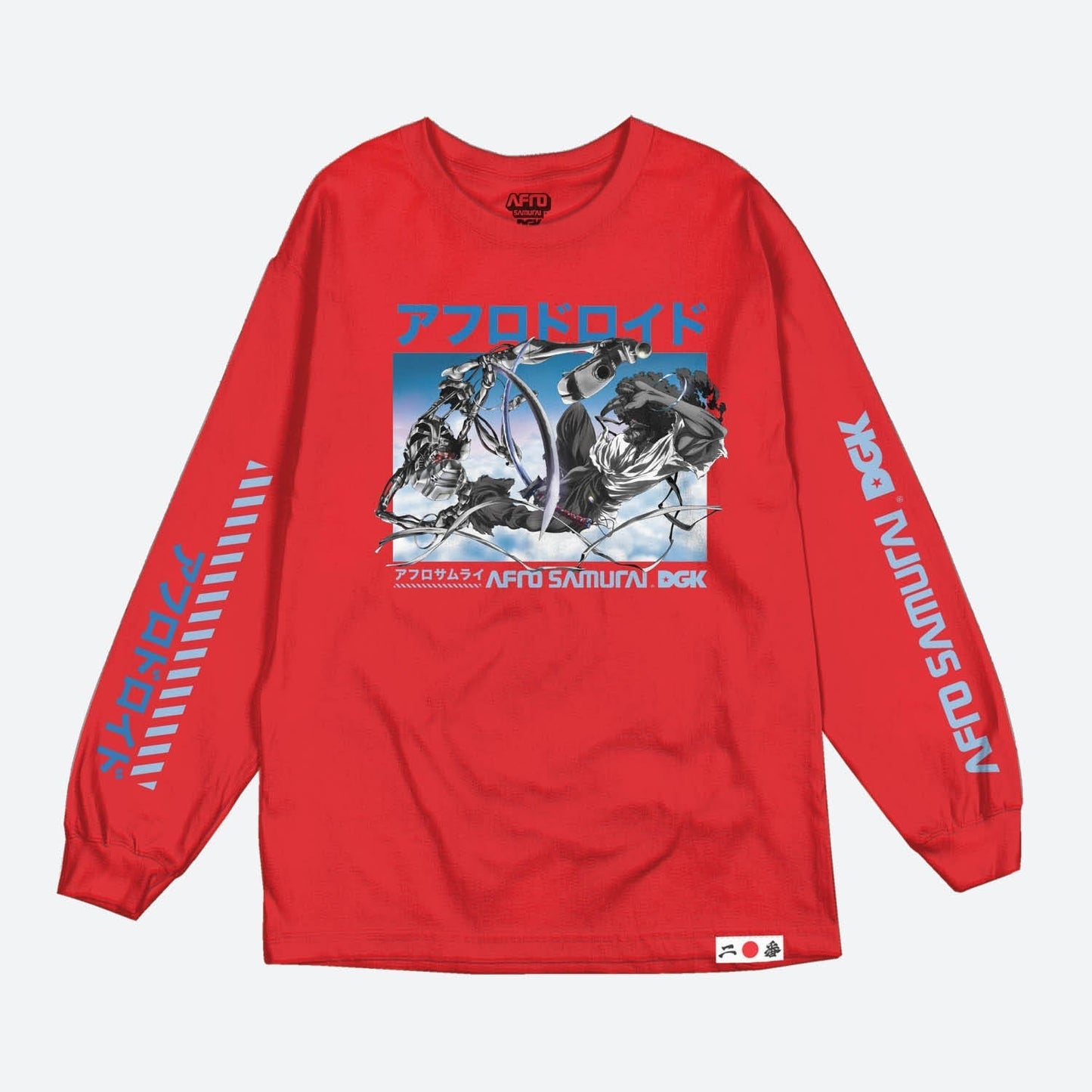 Afro vs. Afro Droid Long Sleeve T-Shirt