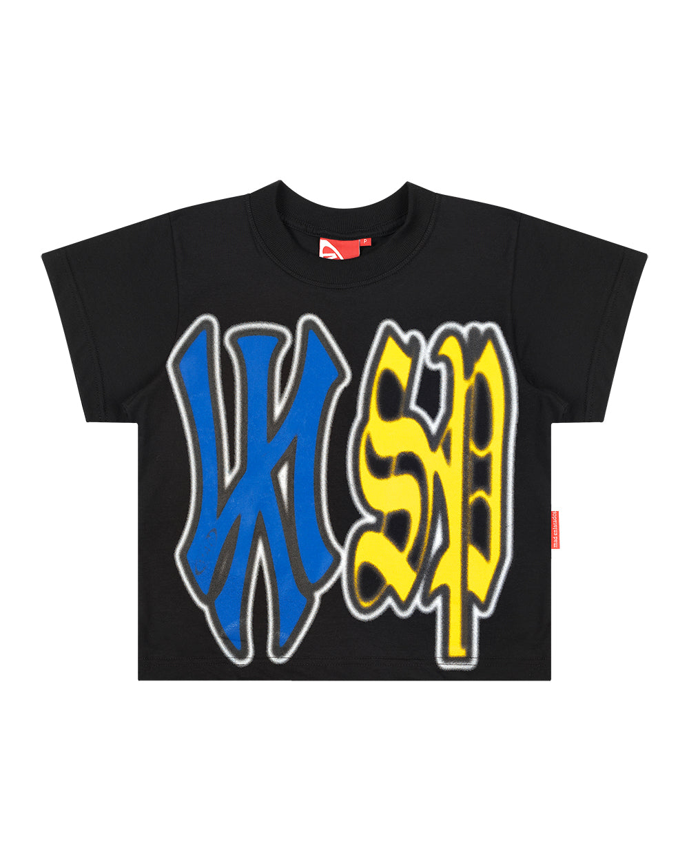 BABY TEE PIXO RUPESTRE PRETA