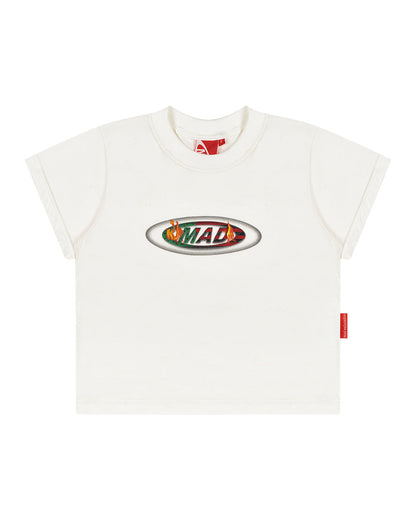 BABY TEE MAD LOGO 125 OFF WHITE