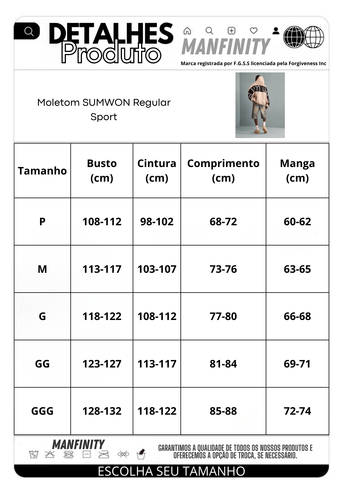 Moletom SMWN Regular Sport