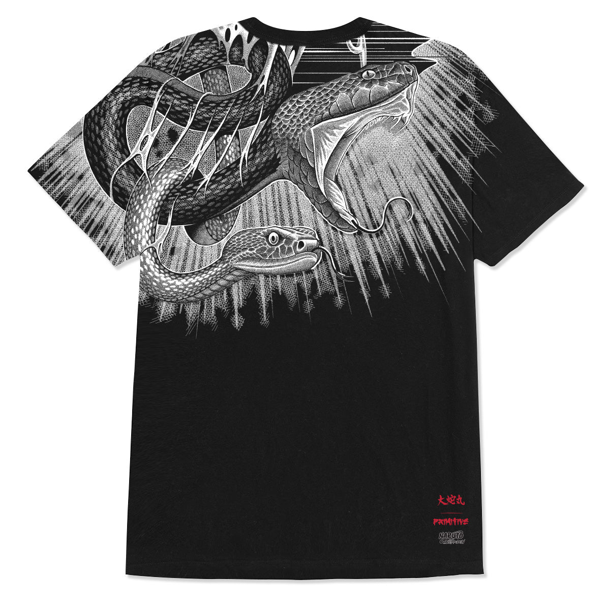 SNAKES BIG PRINT TEE