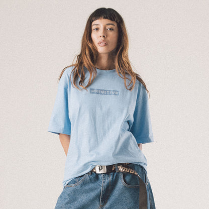 BOXED RHINESTONE OVERSIZED TEE