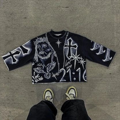 Camiseta Oversized Saint Black