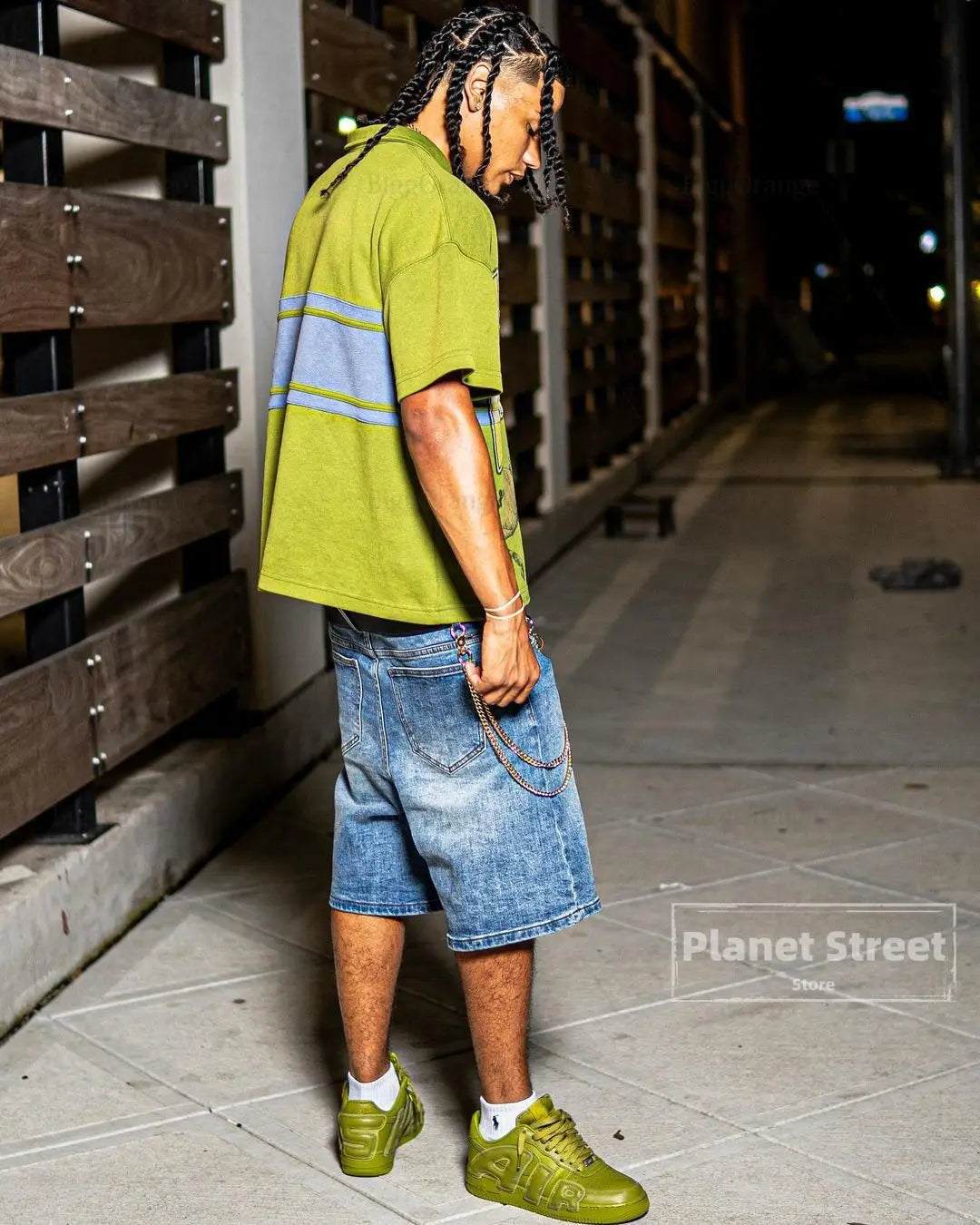 Shorts Jeans Vintage Blue Baggy