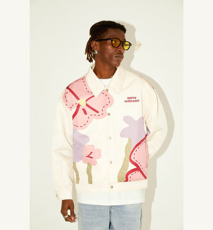 Jaqueta Loose Floral's