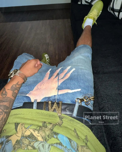 Shorts Jeans Vintage Blue Baggy