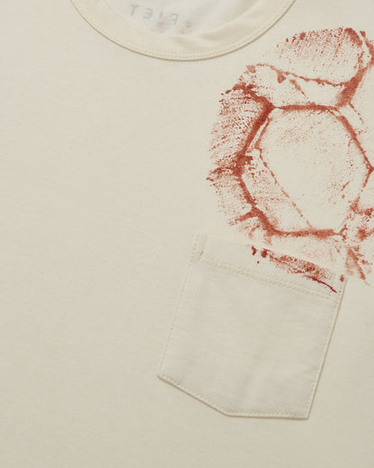 Football Pocket T-shirt Bone White