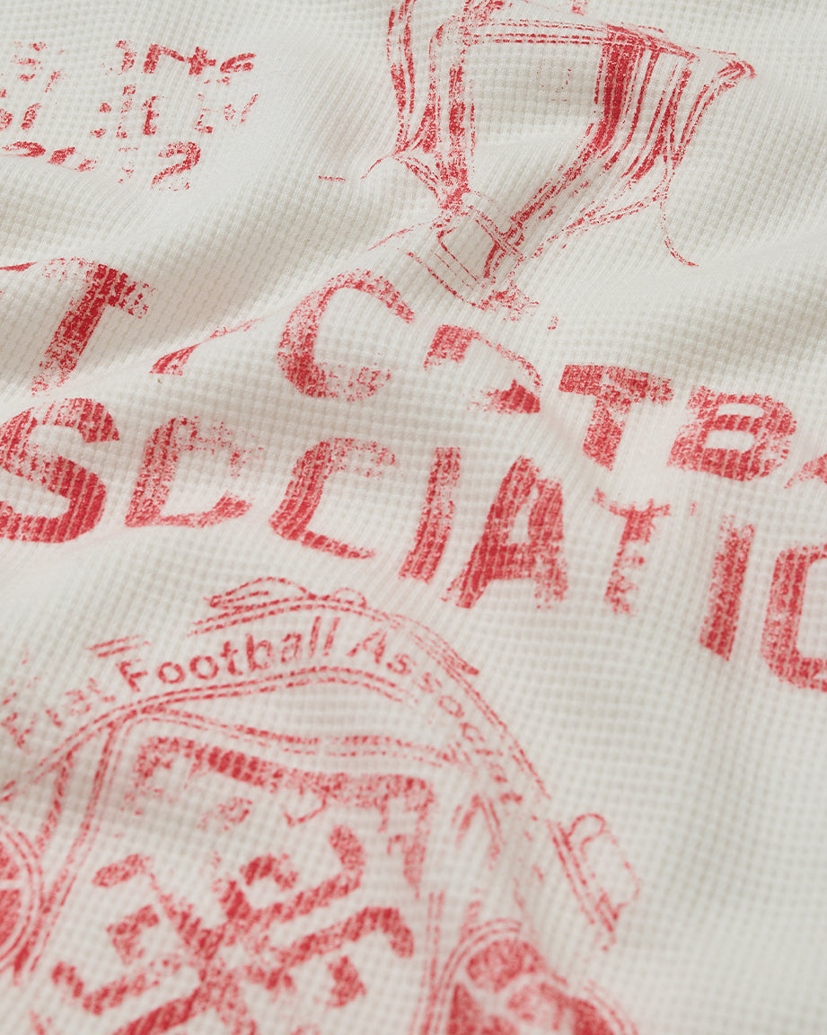 Football Association Long Sleeve T-shirt Bone White