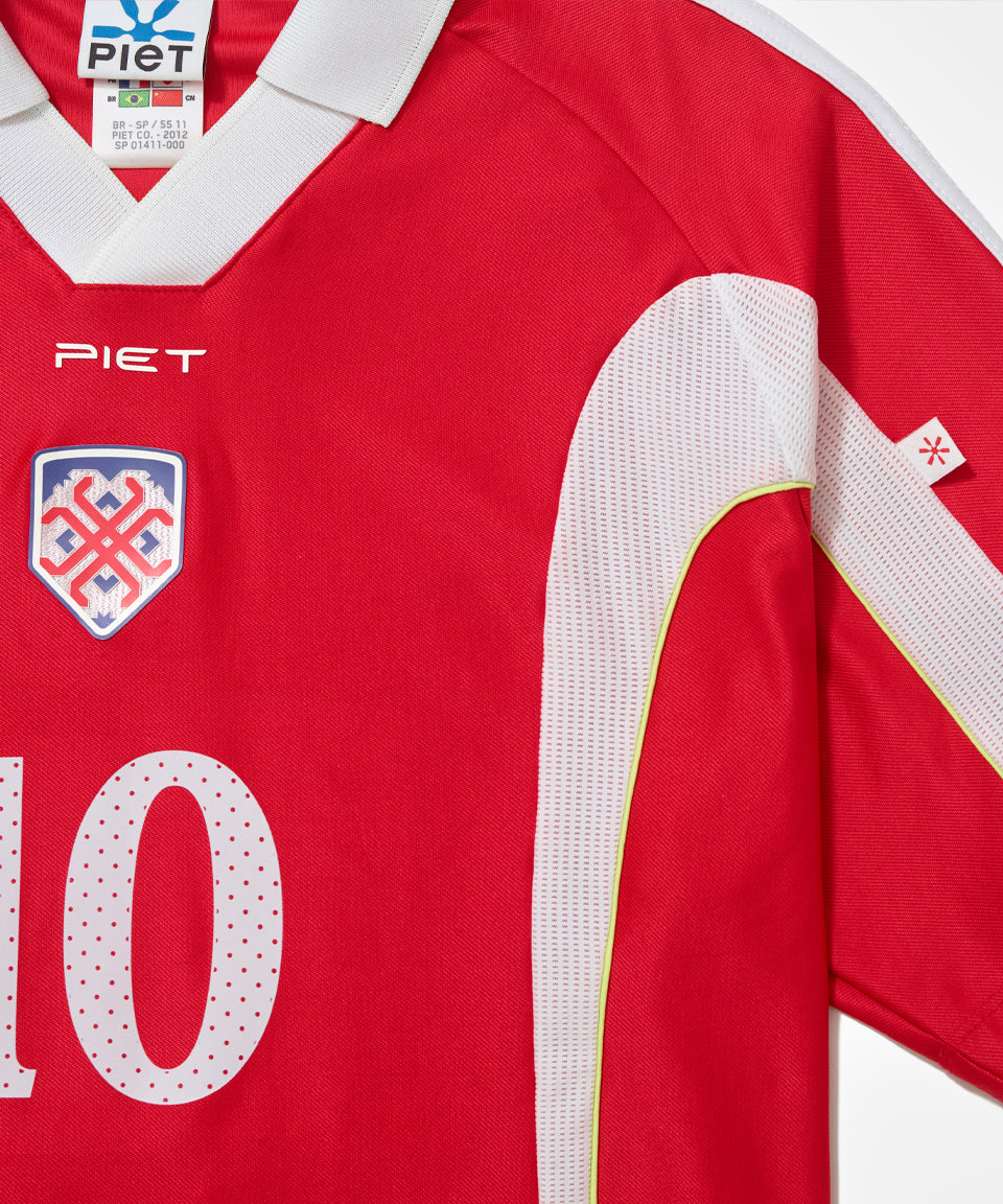 PIET F.C. Short Sleeve Jersey Red