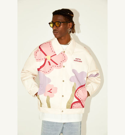 Jaqueta Loose Floral's