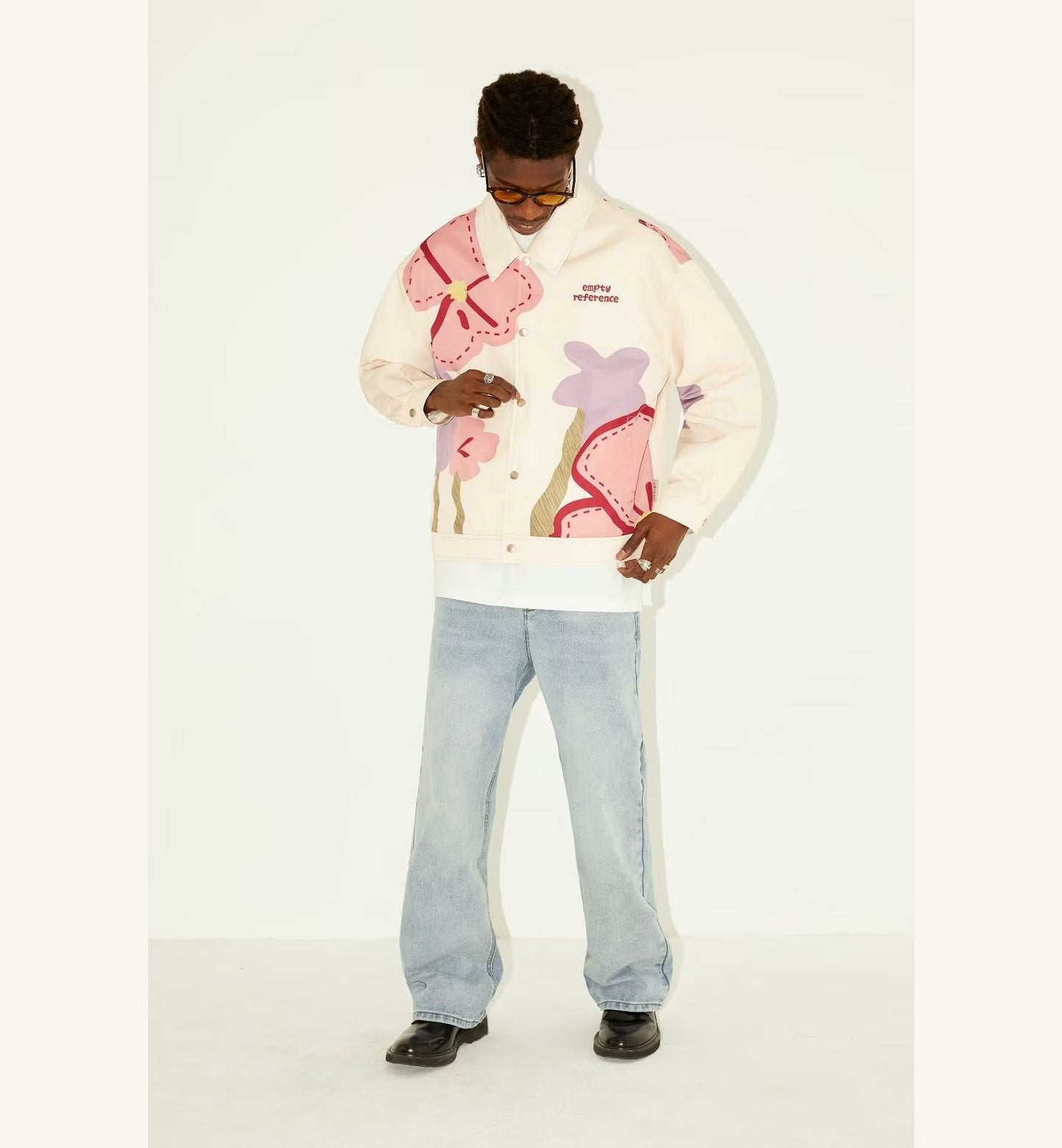 Jaqueta Loose Floral's