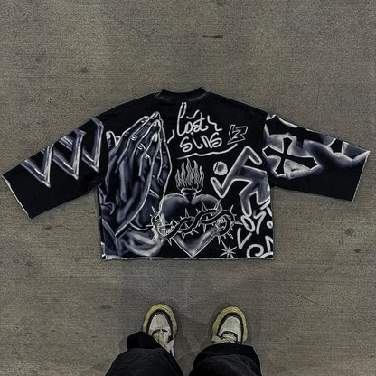 Camiseta Oversized Saint Black