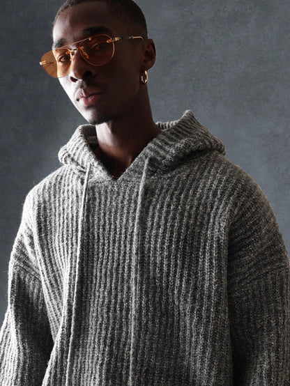 Suéter Capuz Tricotado Greys