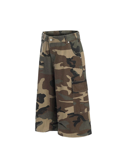 Shorts Camouflage Multi-Pocket Cargo