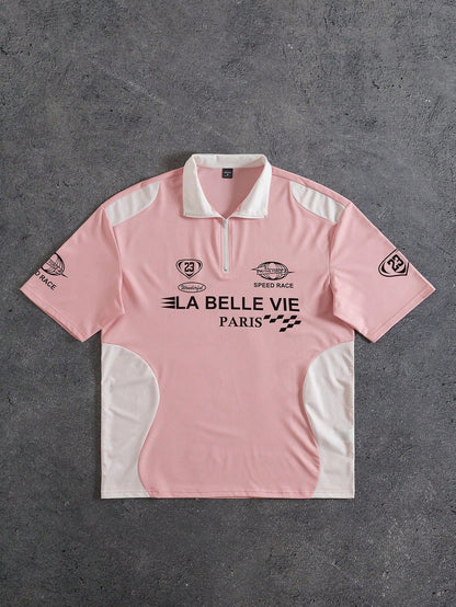 Camisa EMRG Polo Casual de Manga Curta