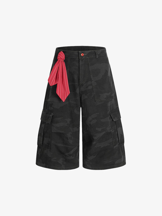 Shorts Vintage Camouflage Denim Bl00ds