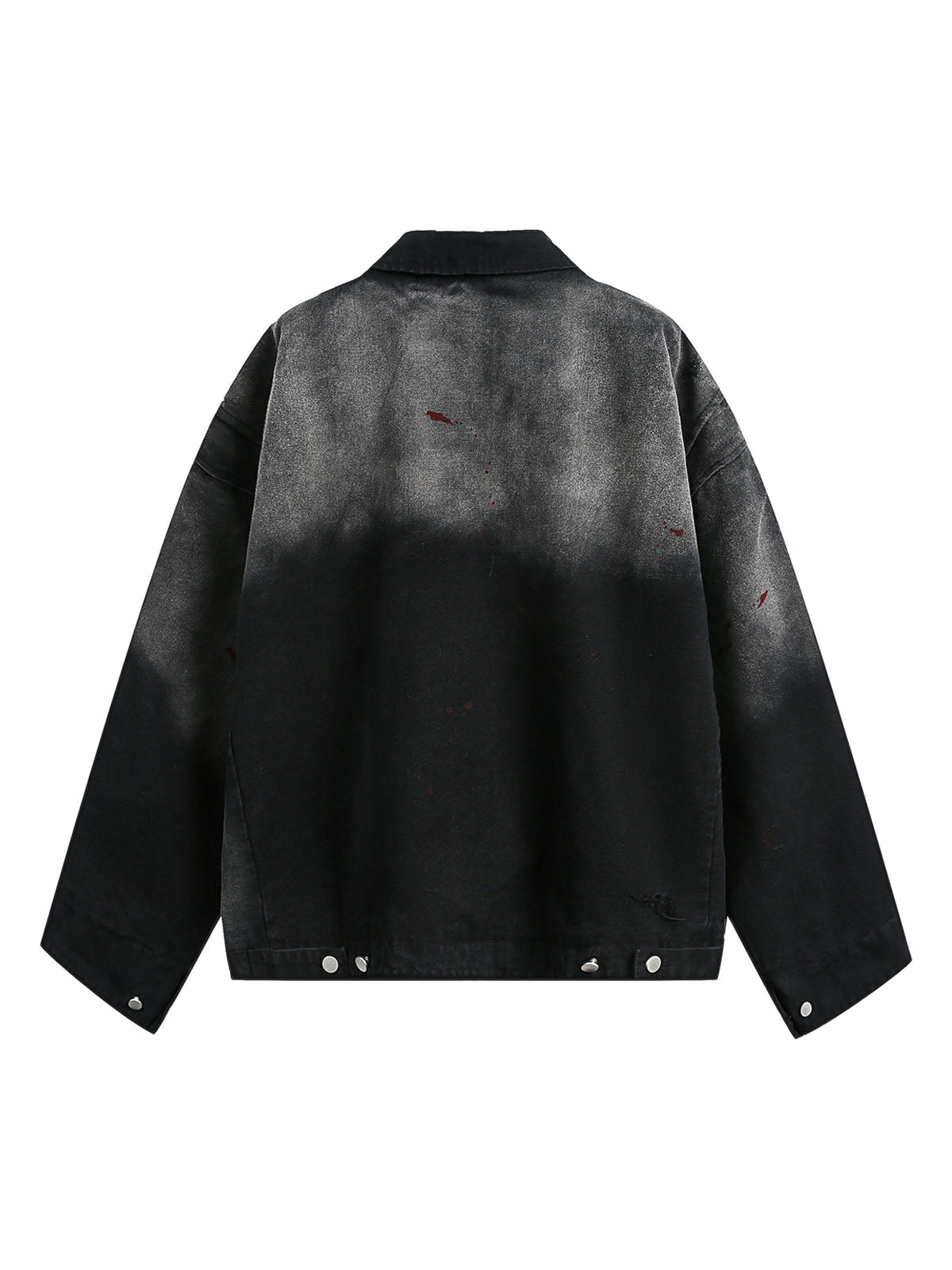 Jaqueta Washed Ink Gradient Ripped